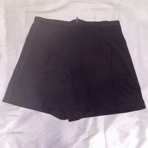 In Charge Black Skort